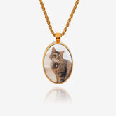 Collana Ovale in Oro per Ceneri - Gioielli Memorial